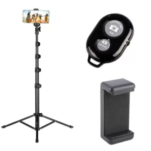 Tripé Para Celular com Controle Bluetooth Greika WT-8022 1,6m