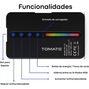 eshop10 led tomate mlg 165 4 Eshop10 - Loja Equipamentos Fotográficos