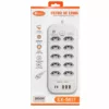 Filtro de Linha 10 Tomadas 5 Entradas USB 2800W 2 Metros Onex EX-5617