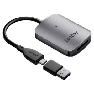 Leitor De Cartão Lexar CFexpress Usb-C E Usb-A 3.2 Gen 2 RW515