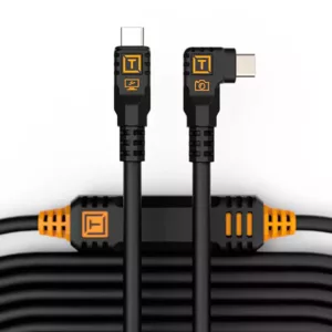 Cabo Captura Vinculada Tether Tools USB-C para USB-C 4,60m Preto