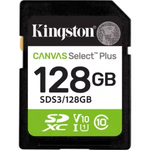 Cartão de Memória SD Kingston Canvas Select Plus 128GB 150MB/s