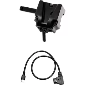Adaptador COLBOR V-Mount + Cabo Compatível com Série CL60R/M e CL100X