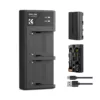 Kit de 2 Baterias e Carregador Duplo K&F Concept NP-F550