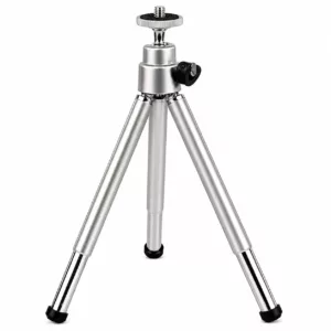 Mini Tripé De Mesa P/ Câmeras Compactas E Webcam Greika 21cm