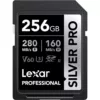 Cartão de Memória SD Lexar Professional SILVER PRO 280-160MB/S C10 U3 V60 UHS-II 256GB