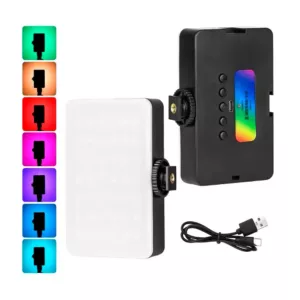 Iluminador Led RGB Luz de Preenchimento Celular e Câmera B-Max BM-L26