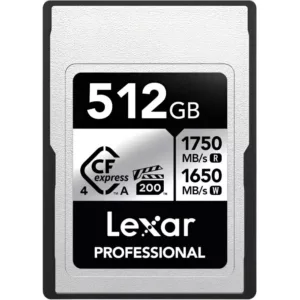 Cartão de Memória Lexar Professional SILVER CFexpress 4.0 Tipo A 512GB