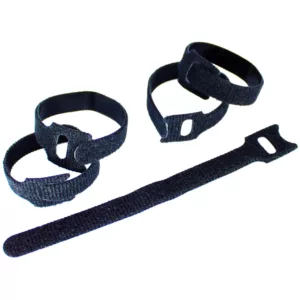 Organizador de Cabos Com Velcro ORCB0001 Preto Storm 5 Unidades