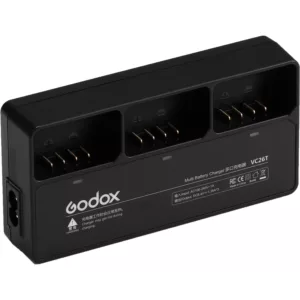 Carregador Triplo Godox VC26T Para Baterias VB26 Flash Godox V1, V860III, AD100Pro, MF-R76 (cópia)