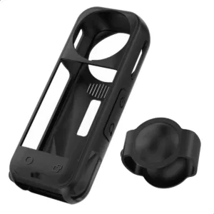 Capa Case Insta360 X5 Silicone Protetora Queda Lente