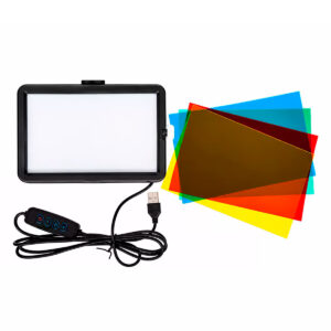 Iluminador Led USB com Filtro de Cores
