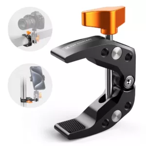 Super Clamp Mini Garra Abertura de 60mm Rosca 1/4 K&F Concept MS15