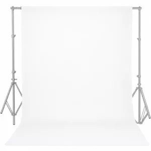 Fundo Infinito Fotográfico em Tecido Muslin Branco 1,5m x 2m