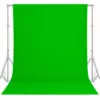 Fundo Infinito Fotográfico em Tecido Muslin Verde Chromakey 1,5m x 2m