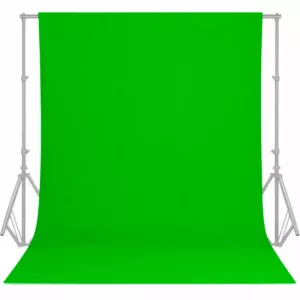 Fundo Infinito Fotográfico em Tecido Muslin Verde Chromakey 1,5m x 2m