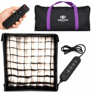 Softbox Flexível com Led 40x40 Bi-color 60w Greika FL-S400